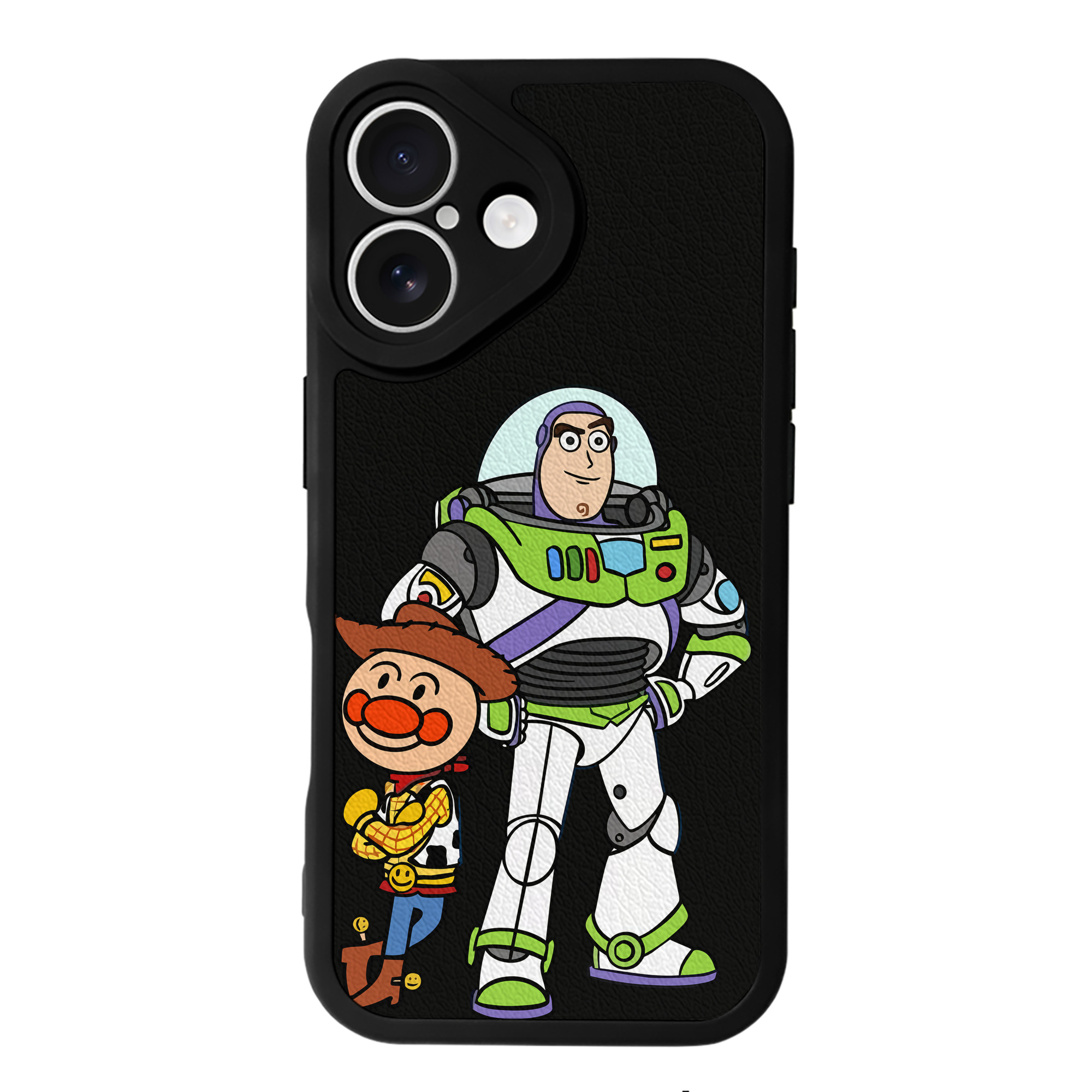 （画像用） アンパンマン Anpanman 【iPhone 16シリーズ対応】シリコンスマホケース（レザー調） 材質：シリコン